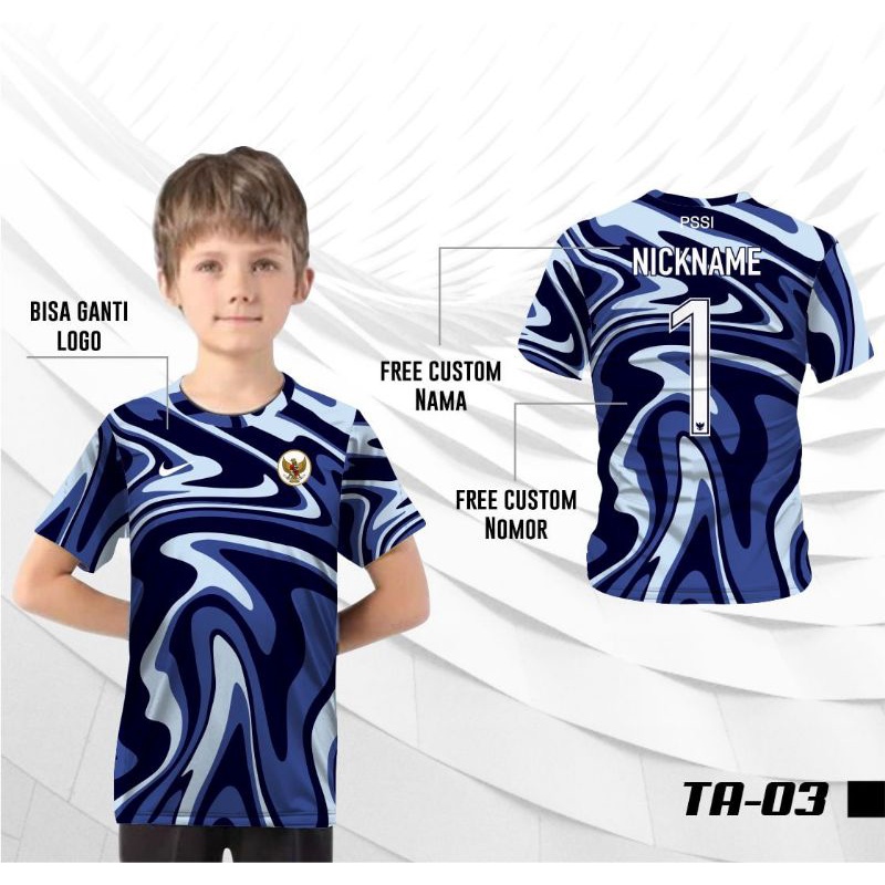 jersey kiper timnas Indonesia baju kaos kiper anak kaos sepak bola anak