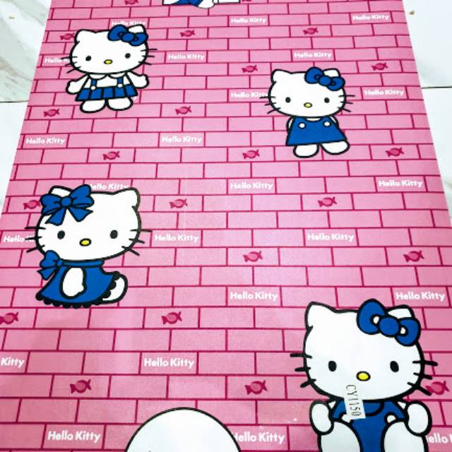 Grosir wallpaper dinding murah wallpaper hellokitty wallpaper kamar cewe wallpaper boneka