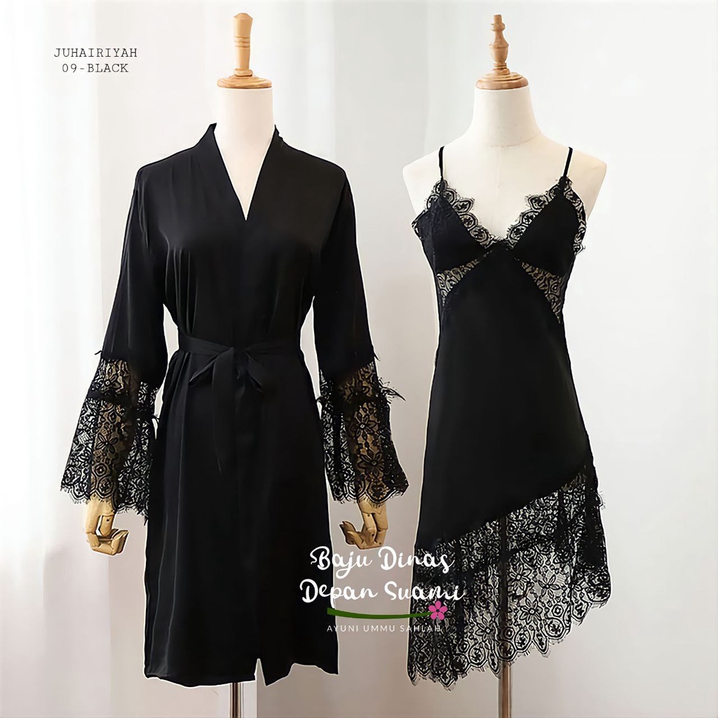 BEST SELLER LINGERIE KIMONO SEXY KUALITAS PREMIUM JUHAIRIYAH 09 BDDS KADO PERNIKAHAN DAN SESERAHAN