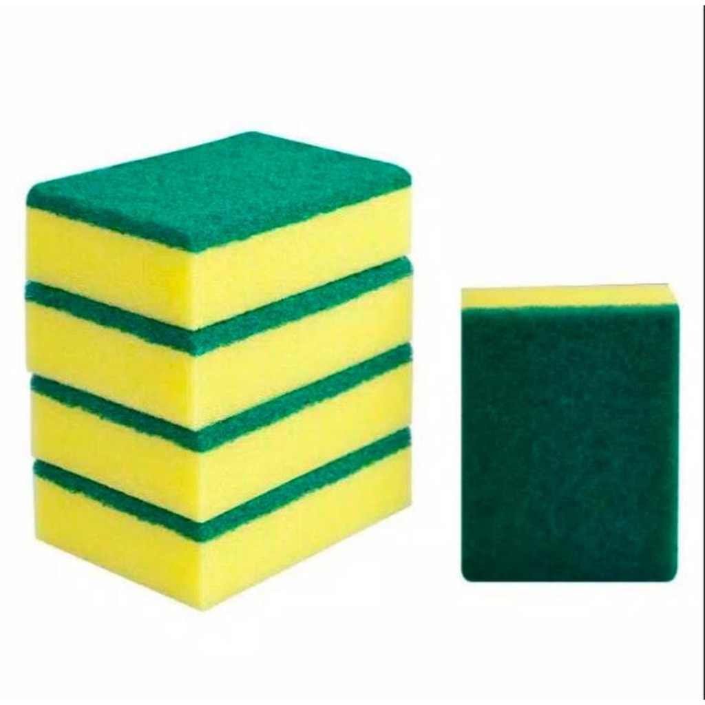 Vinztstore - Spons Cuci Piring Busa Sponge Cuci Piring Busa Kotak Serbaguna Peralatan Dapur