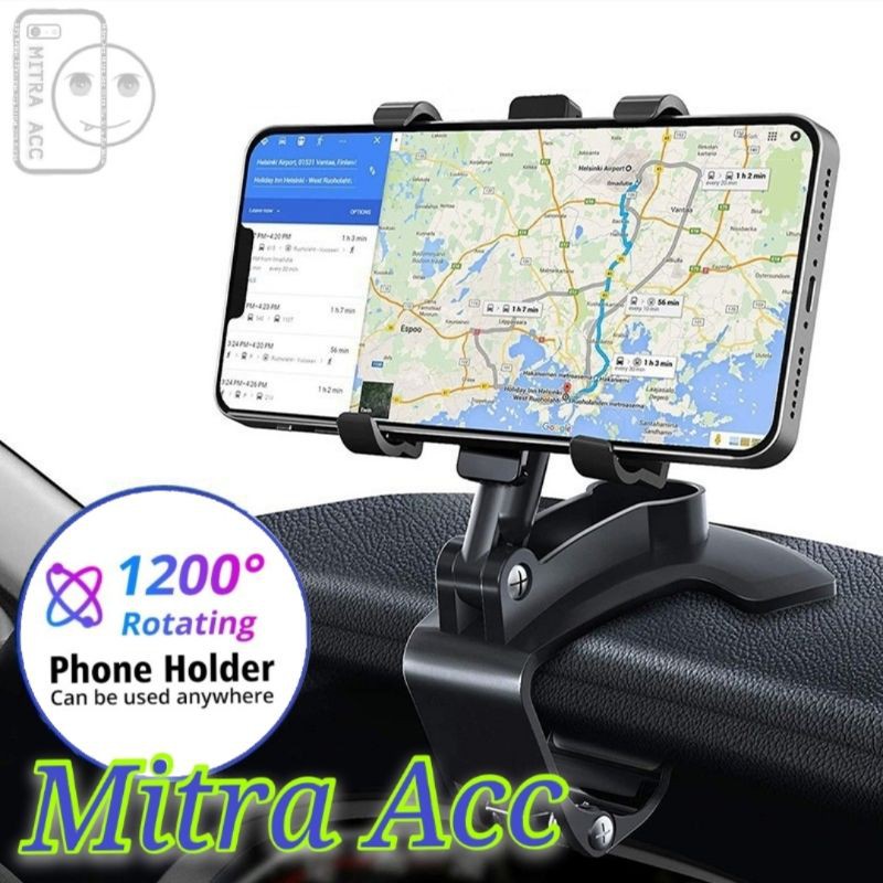 Car Holder HP Mobil Dashboard Multi Purpose 360° Car Phone Holder Smartphone