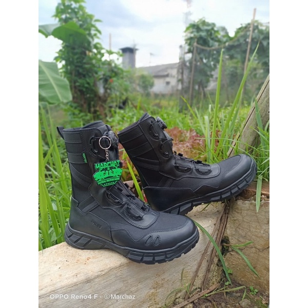 NEW SEPATU PDL TALI PUTAR MERK MARCHAZ TERBARU 2022 TNI / POLRI