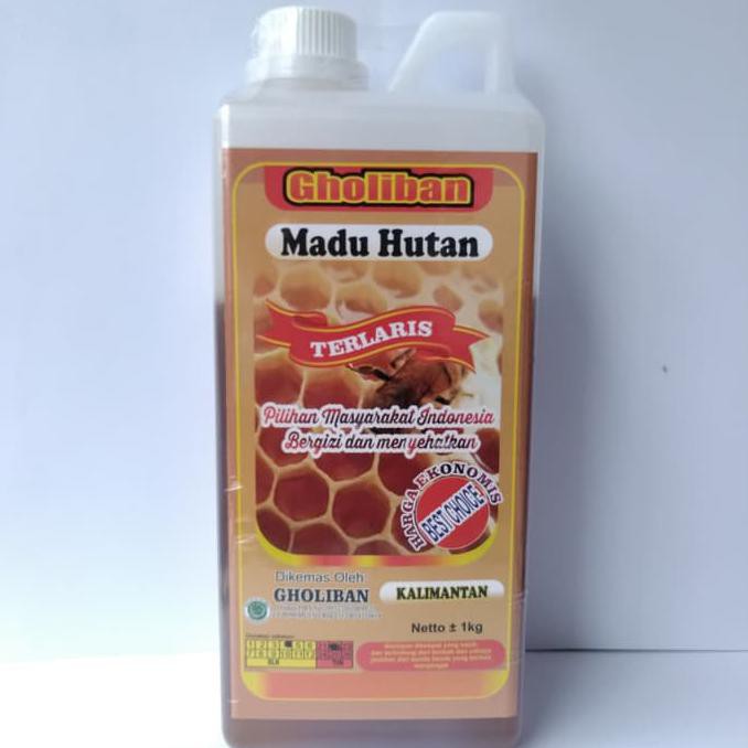 

9H476R- Madu Hutan Kalimantan Gholiban Plus Bee Pollen Dan Royal Jelly 1 Kg Dyu5Ge4-