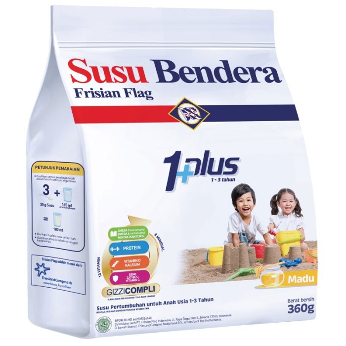 

Bendera 1 Plus Susu Pertumbuhan Madu 360G