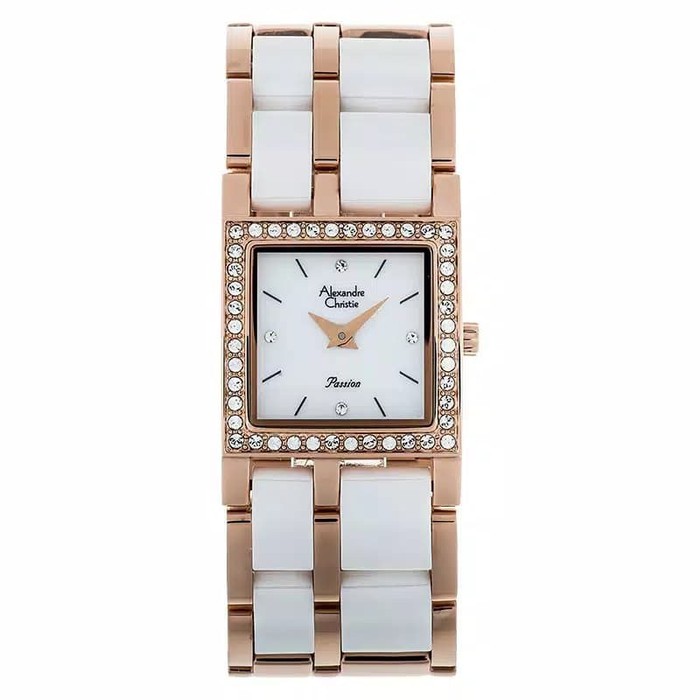 Alexandre Christie AC 2314 LH Ceramic Ladies Original Garansi 1 Tahun