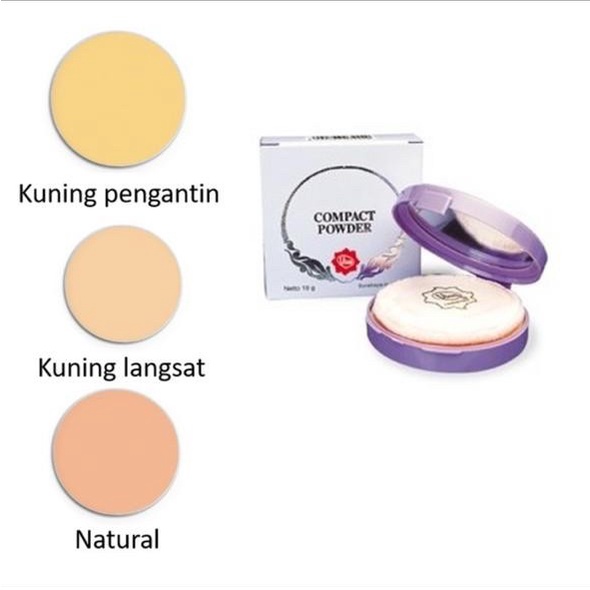 Viva Compact Powder Lilac 19g Bedak Padat BPOM HALAL