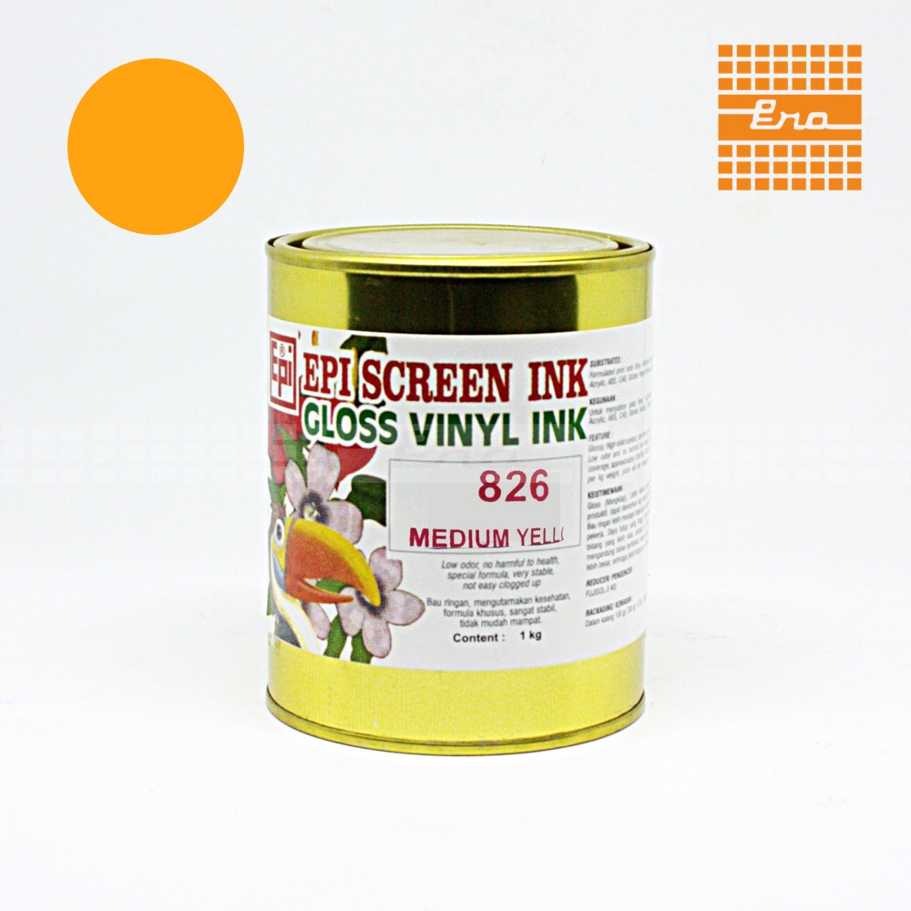 

TINTA MINYAK GLOSS VINYL 826 MEDIUM YELLOW