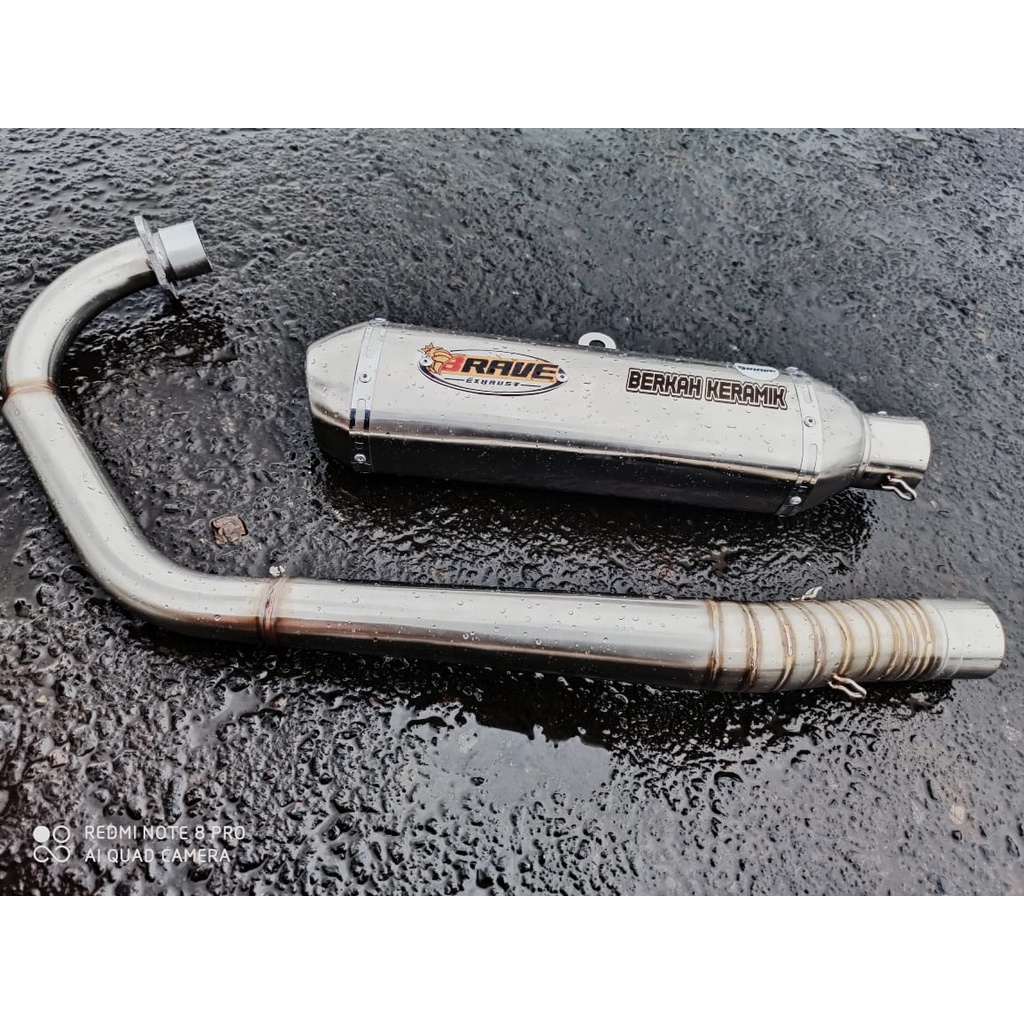 Knalpot Racing CB GL MP TIGER REVO TILAS TILAM HEREX KOMPETISI Original Brave Full Stenlis Bending