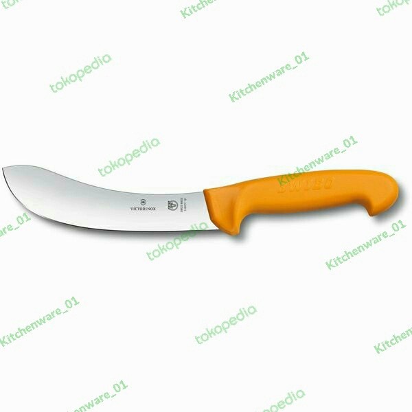 Pisau Seset Kulit - Pisau Sembelih Dan Seset Victorinox / Skinning Swibo 18Cm 5.8427.18 -