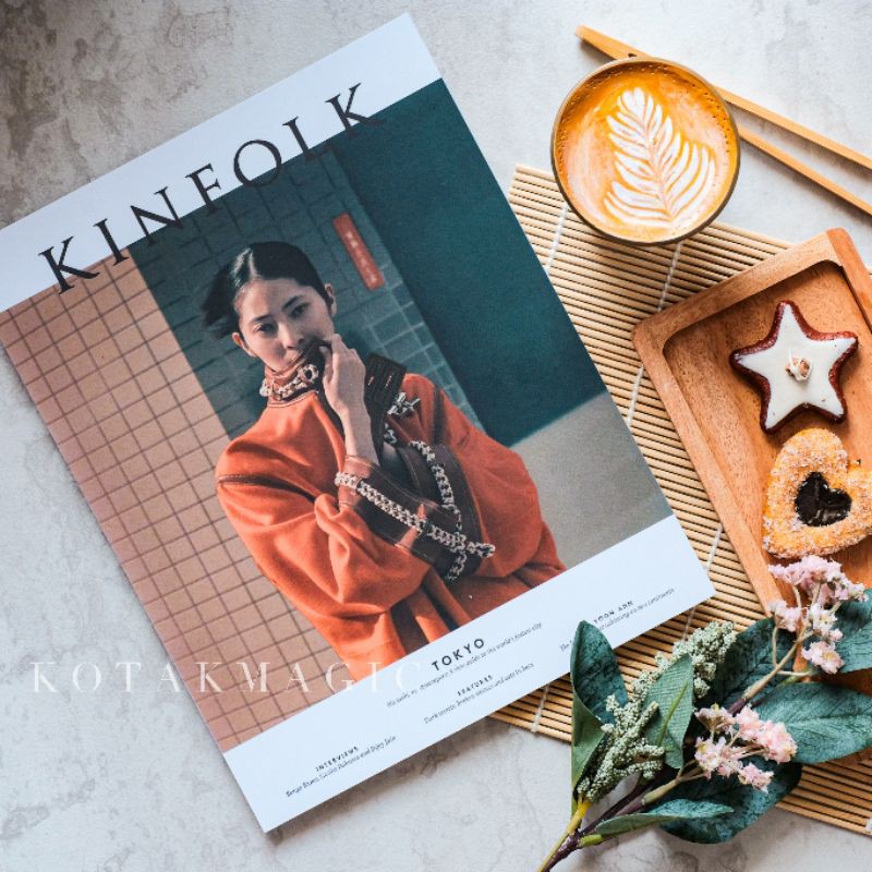 

Props Foto cover majalah kinfolk 1 sisi BONUS papan clipboard dekorasi aesthetic