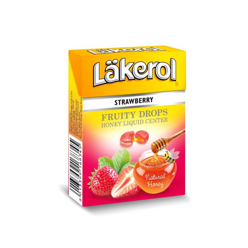

LAKEROL FRUIT DROPS STRAWBERRY 40 GR