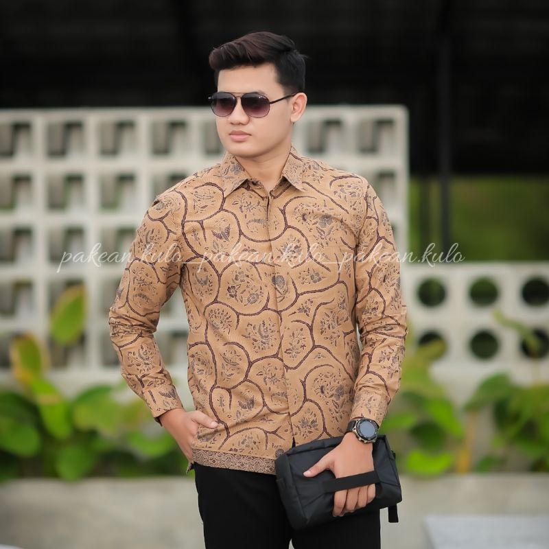 Batik Premium Pria Slimfit || Motif Laksmana