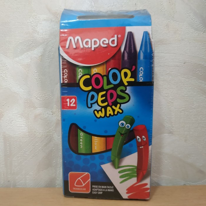 

Update Maped Color'Peps Wax 12 - Maped Wax Crayon 12 Warna Triangular Sale!!!