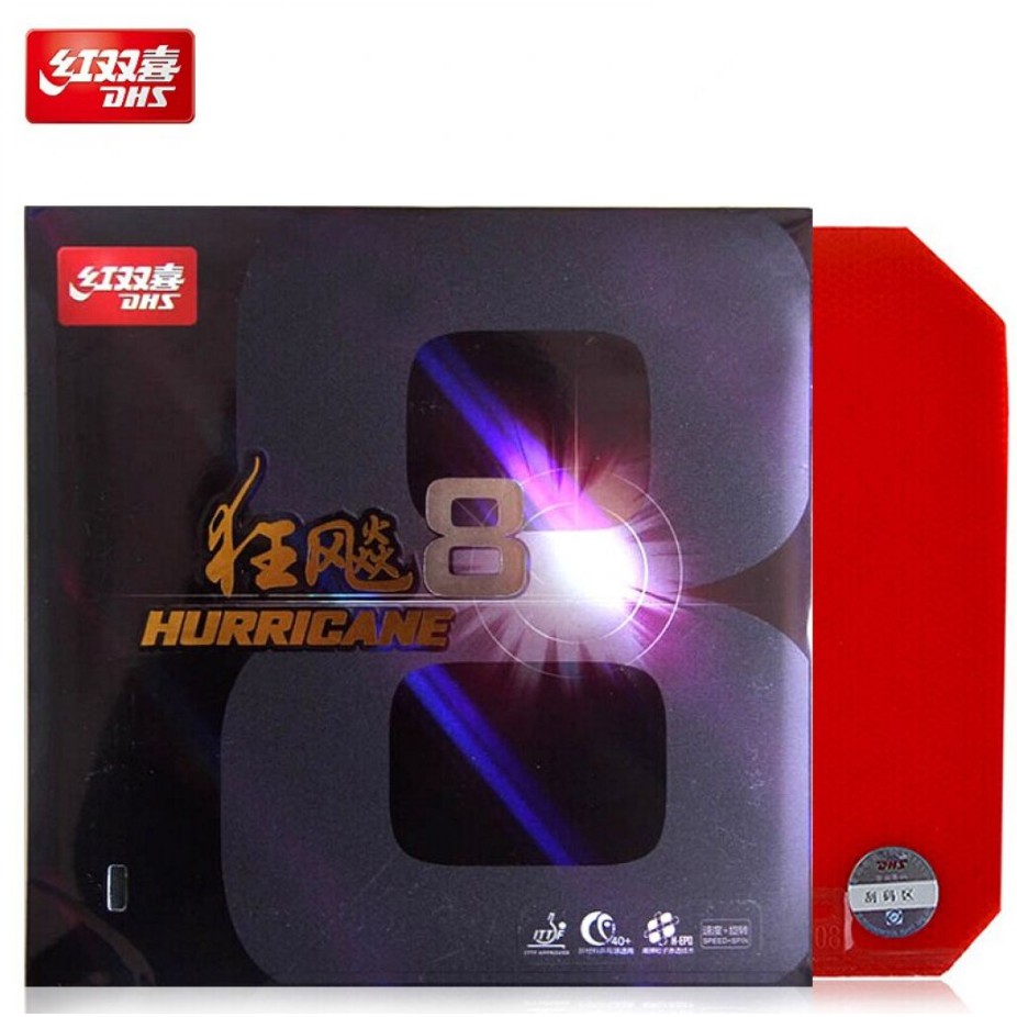 DHS HURRICANE 8 Karet Tenis Meja Pingpong
