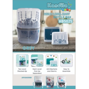 Rak Botol Susu Multi Level Baby Bottle Box HB5025 Kandila