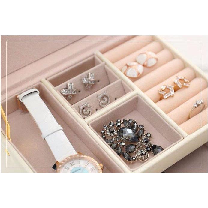 Kotak Penyimpanan Perhiasan &amp; Aksesoris Organizer Display 3 Layer