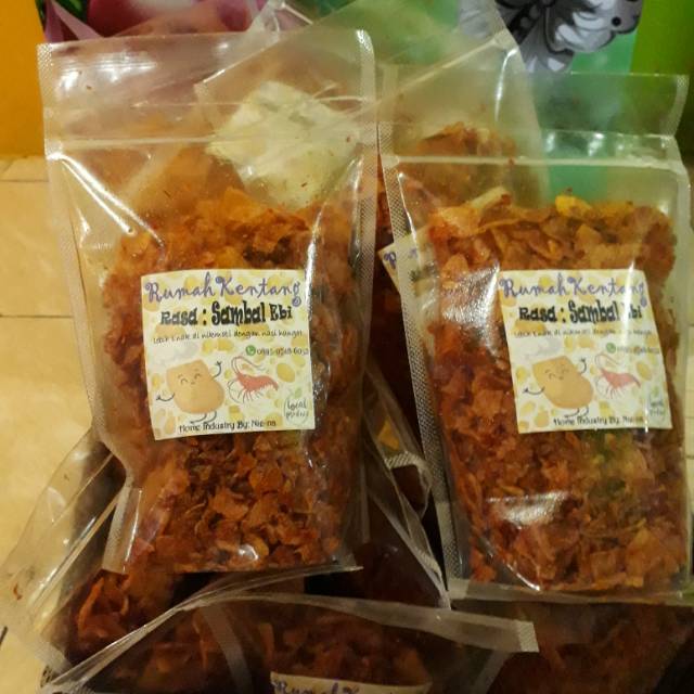 

Keripik kentang sambel ebi