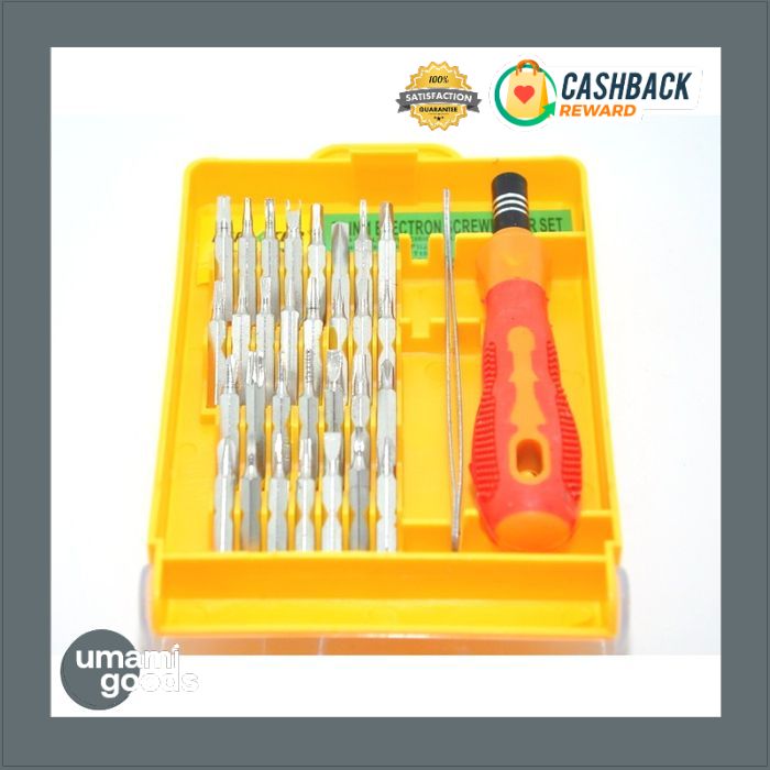 MURAH OBENG SET HP OBENG SET 32 IN 1 SCREWDRIVER ELEKTRONIK OBENG LAPTOP OBENG HP LENGKAP