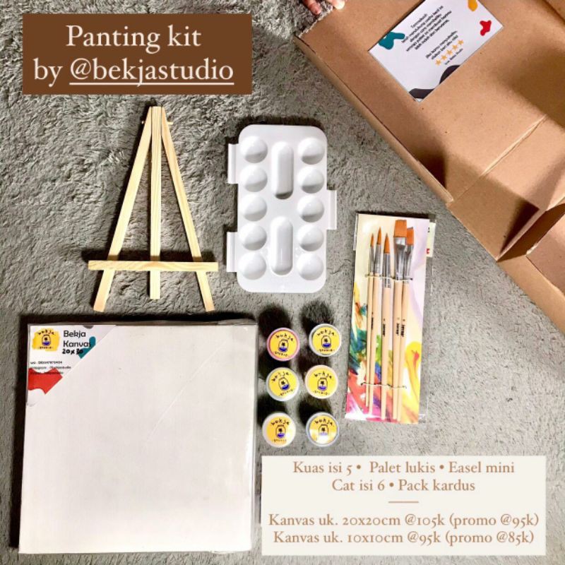 

Painting Kit - Bundling Promo - Paket Lukis Super Lengkap