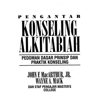 Jual Buku Pedoman Dasar Prinsip dan Praktik Konseling Alkitabiah ...