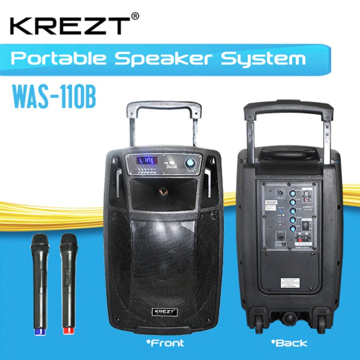 KREZT WAS-110B - PORTABLE SOUND SYSTEM
