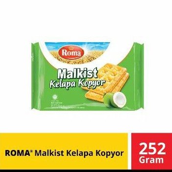 

Biskuit Roma Malkist Kelapa Kopyor 252 Gr