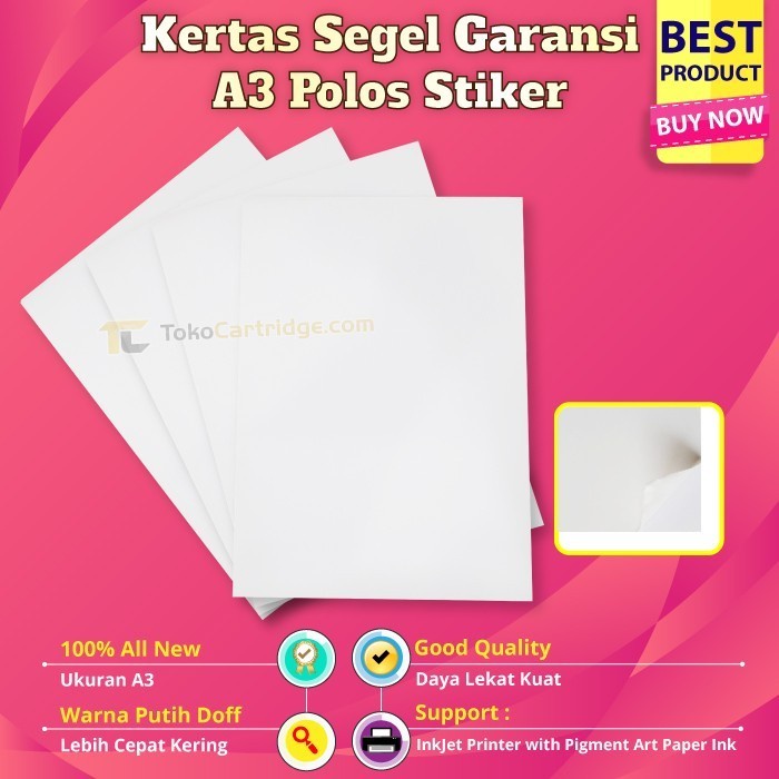 

Kertas Segel Pecah Telur Garansi A4 Polos Bahan Mentah Paper Warranty