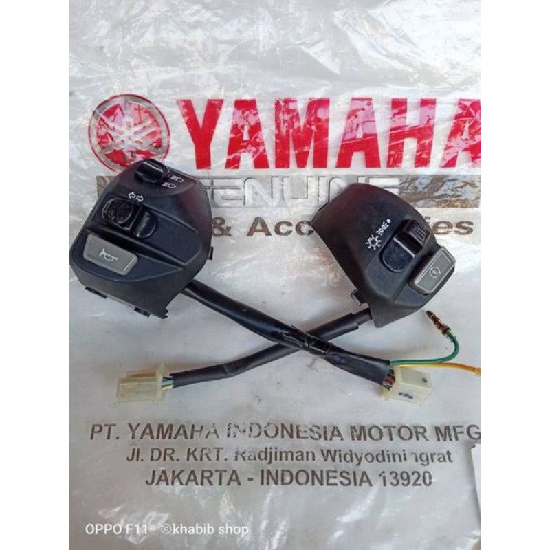 saklar lampu kiri kanan Yamaha Xeon karbu