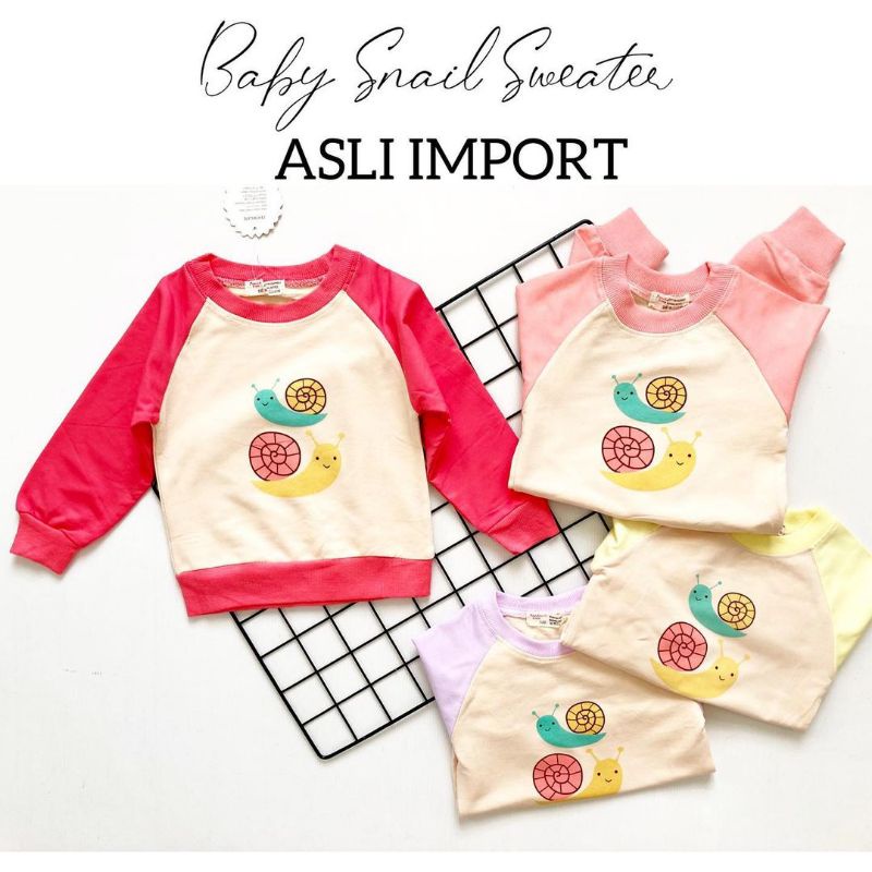 SWEATER IMPORT BABY SNAIL