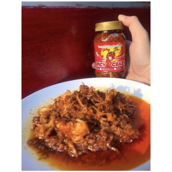 

Sambal-Aneka- Sambal Ayam Gledek / Sambal Ayam Rumahan / Sambal Homemade / Spicycraz - 280Ml -Aneka-