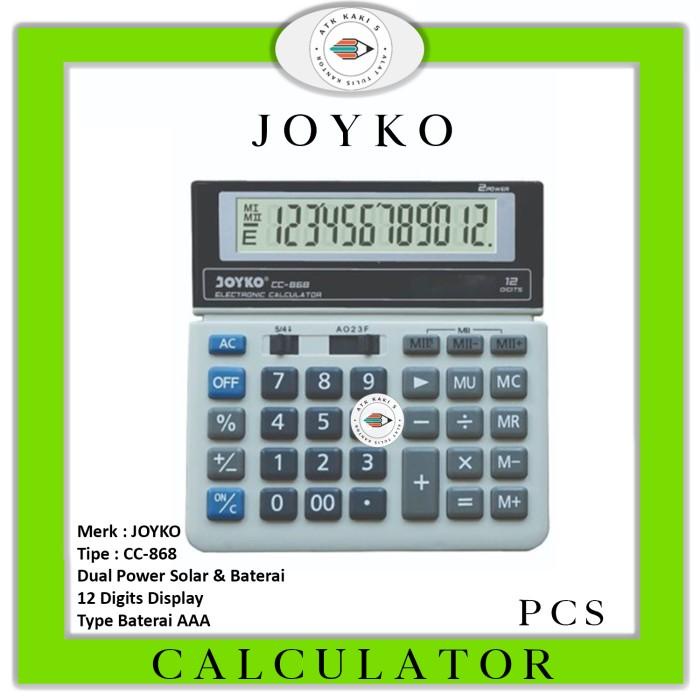 

Calculator Kalkulator 12 Digits Joyko Cc-868