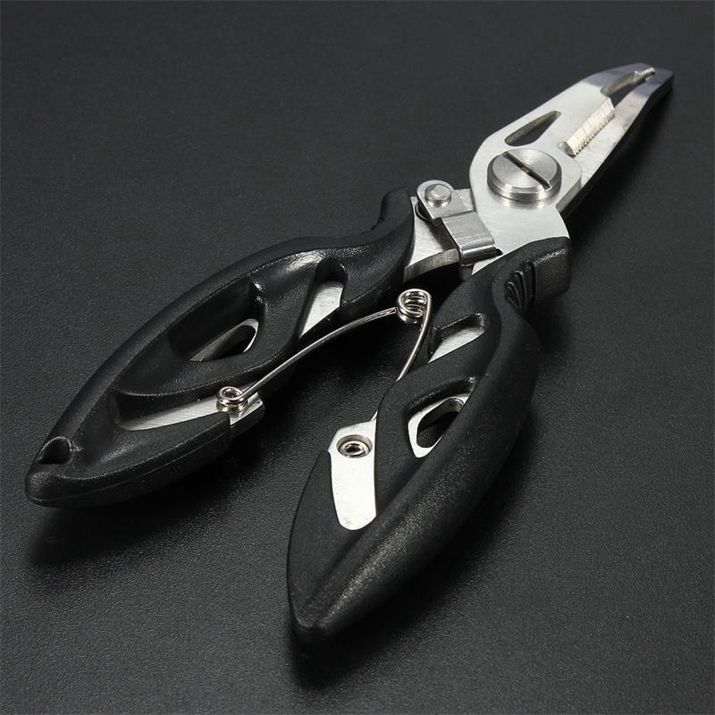 1Pcs New Olecranon Fishing Line Scissors Curved Surface Pliers Multi-purpose