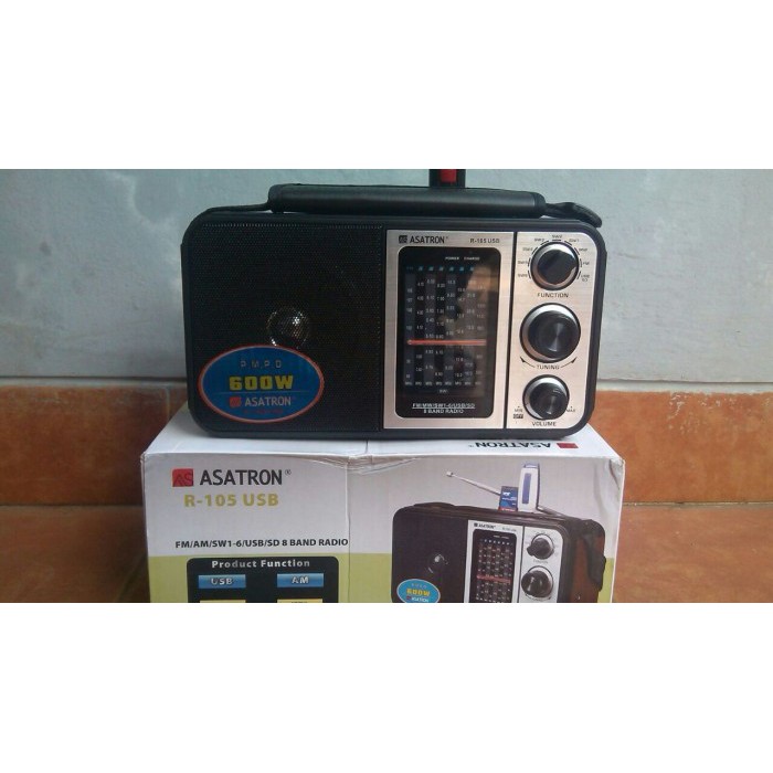 Radio Portable Asatron R105 Usb Memory