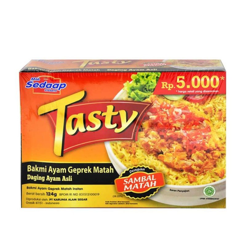 

Tasty Ayam Geprek 124 gr