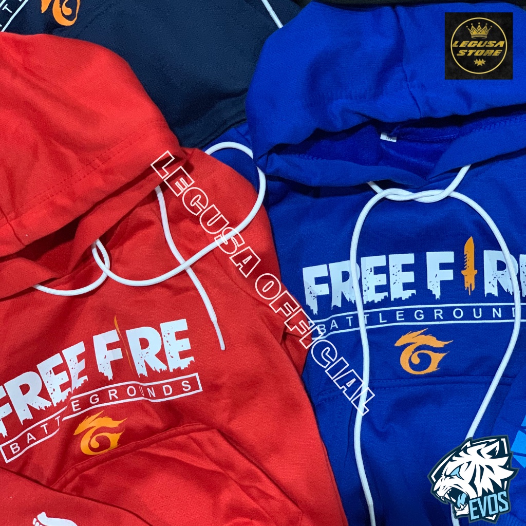 Jaket Sweater Hoodie Anak Free Fire Evos / Sweater Heroic Angel Free Fire