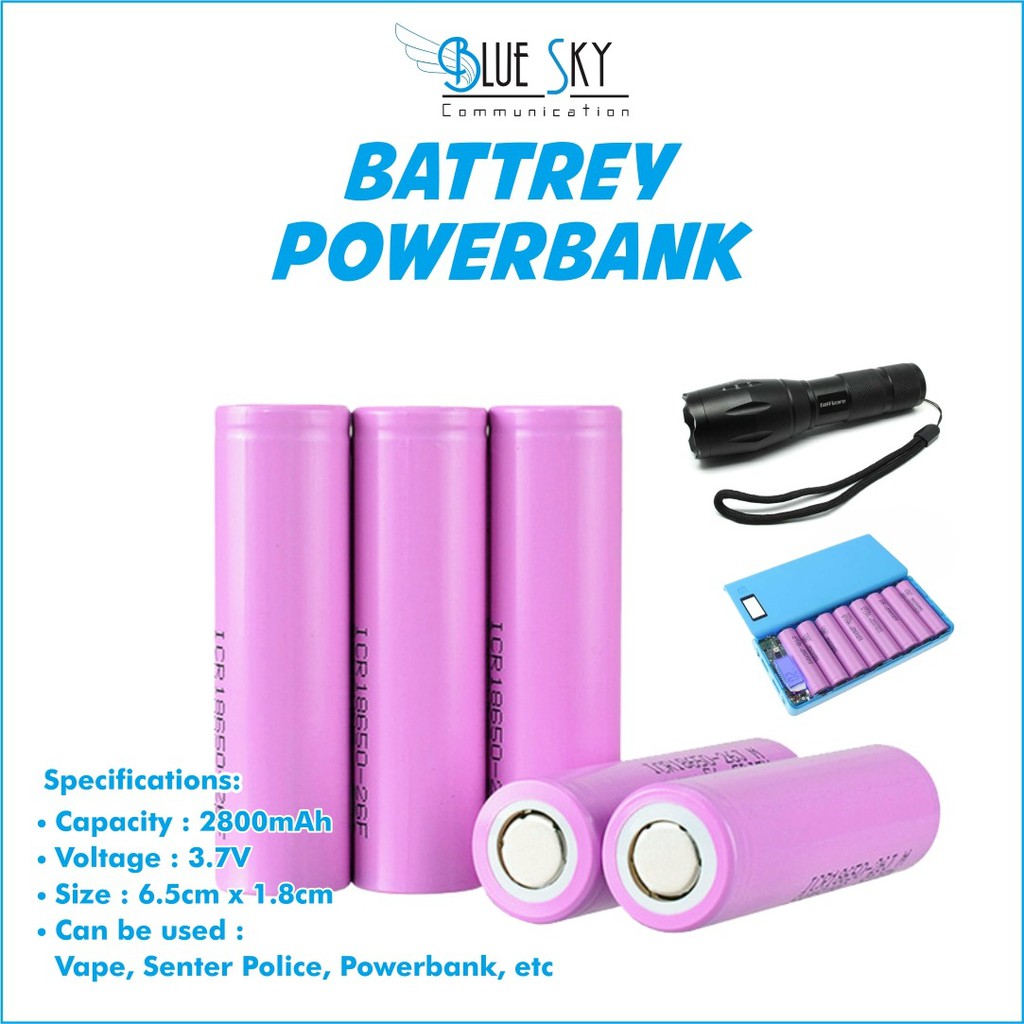 BATT. PB / 18650 BATERAI CHARGING ISI ULANG