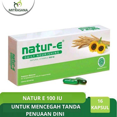 

Natur E 100 Iu Isi 16 Kapsul