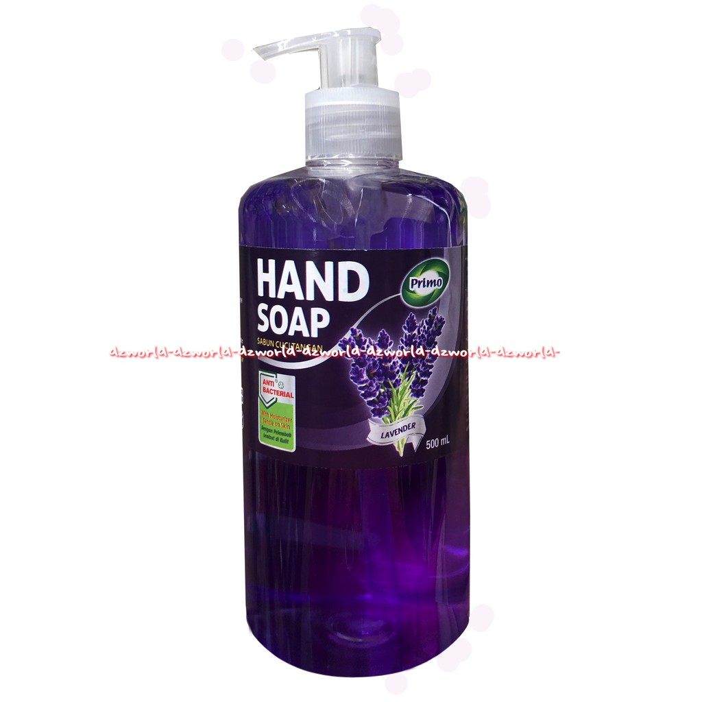 Primo Hand Soap Sabun Cuci Tangan 500ml Wangi Lemon Anti Bakteri Anti Bacteri Jeruk