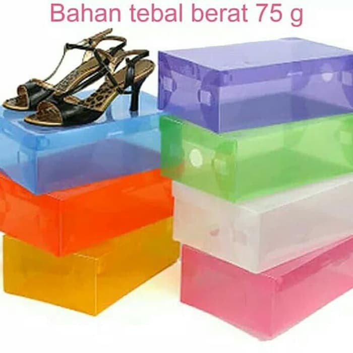 BOX KOTAK SEPATU TRANSPARAN