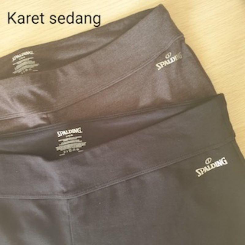 SPALDING Cotton 2419 Leging Celana Senam Celana Olah Raga Original Branded