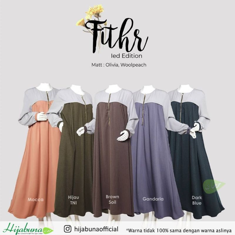 Gamis Set Fitr by Hijabuna - Gamis Fitr Hijabuna - Gamis Set Hijabuna - Gamis Hijabuna