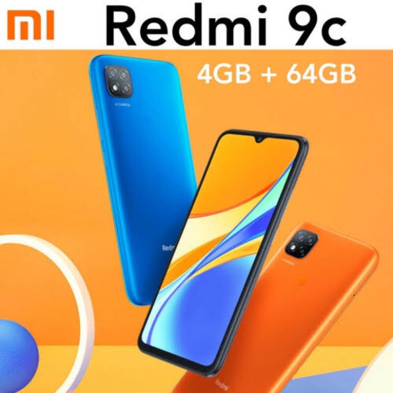 XIAOMI REDMI 9C RAM 4/64GB &amp; 3/32GB BARU GARANSI RESMI SE’INDONESIA