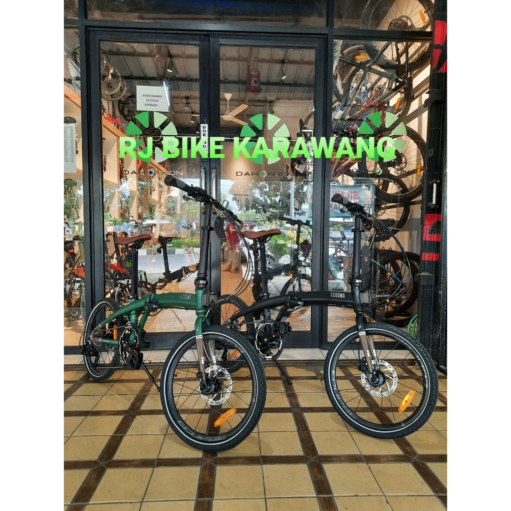 SEPEDA FOLDING ELEMENT 20 ECOSMO 10 SPEED FILOSOFI KOPI