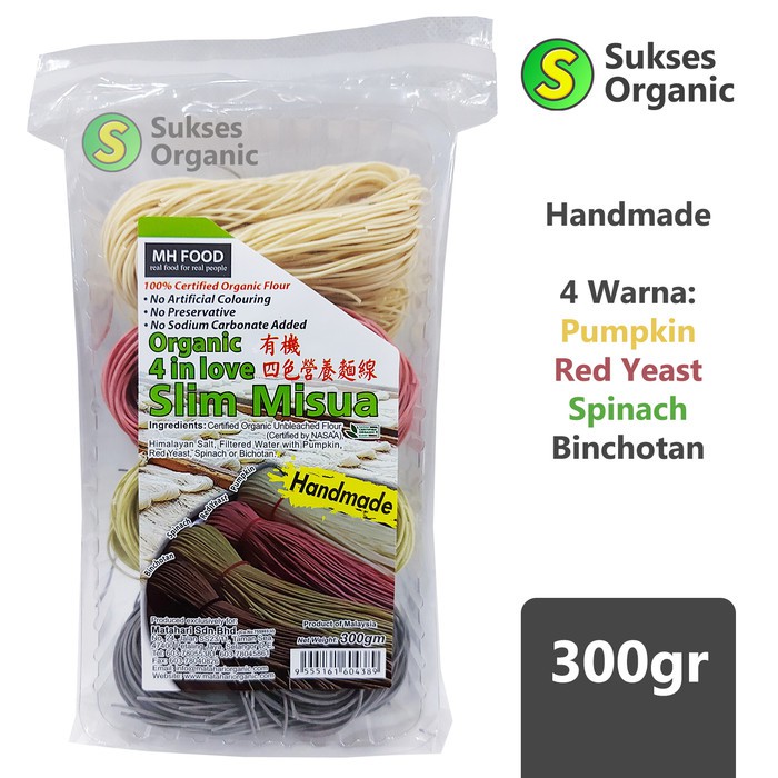

Organic 4 Colors Misua / Mee Sua | 300gr | MH Food