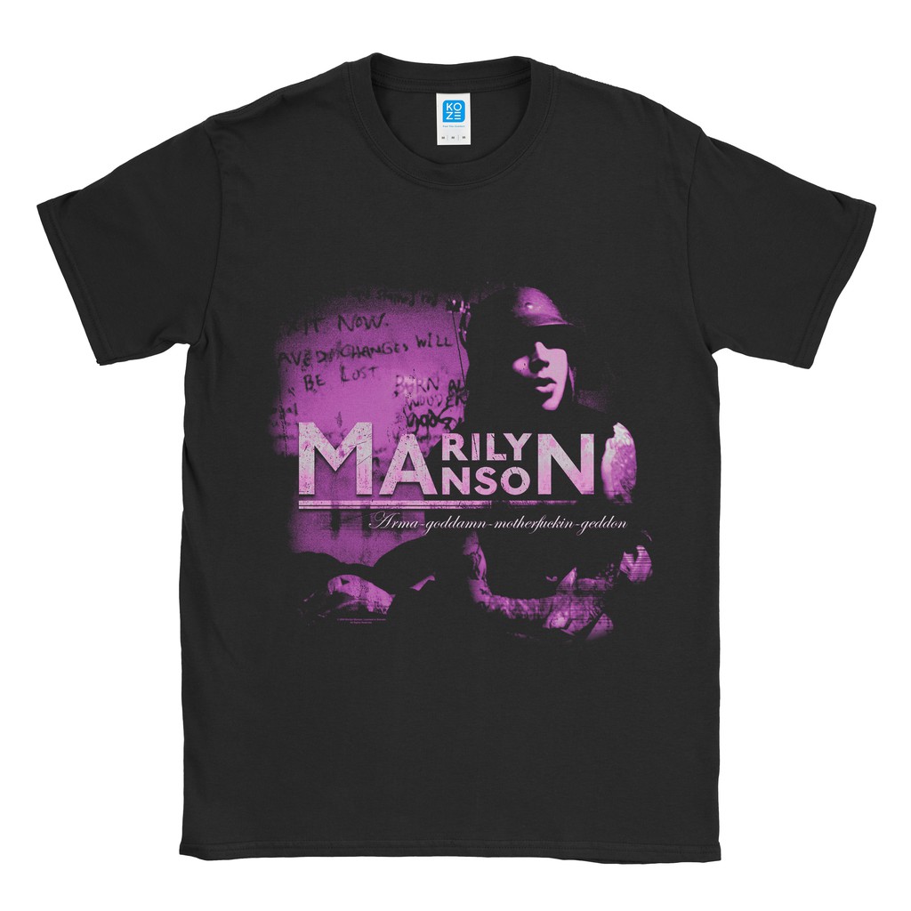 Baju Kaos Band Marilyn Manson Armageddon