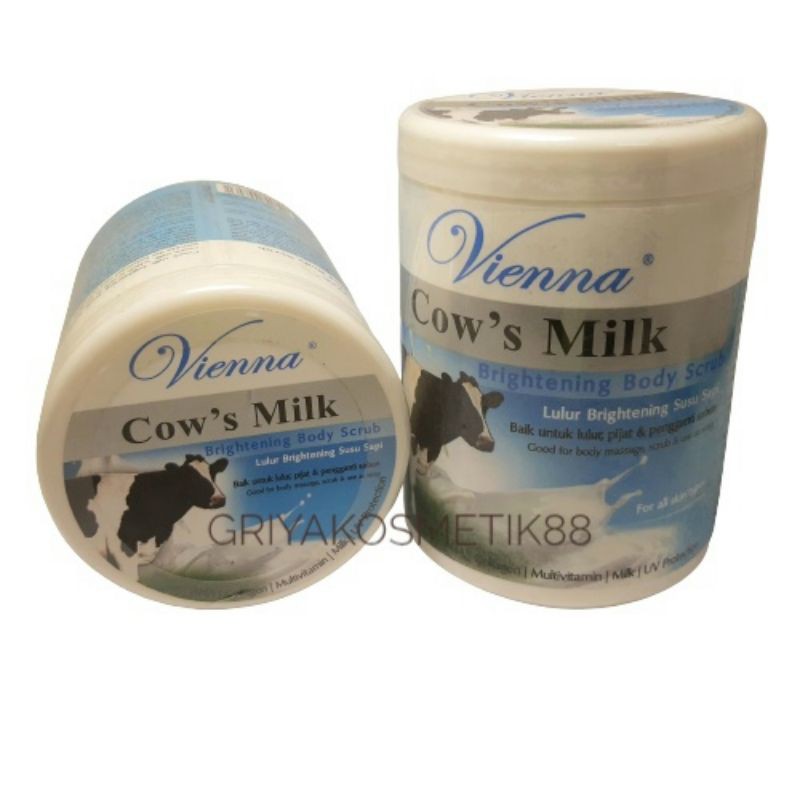 VIENNA BODY SCRUB COW'S MILK BPOM | LULUR SUSU SAPI 1 KG