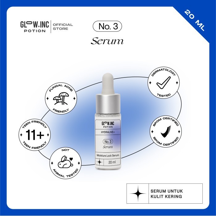 ★ BB ★ GLOWINC POTION HYDRALIVE+ Moisture Lock Serum