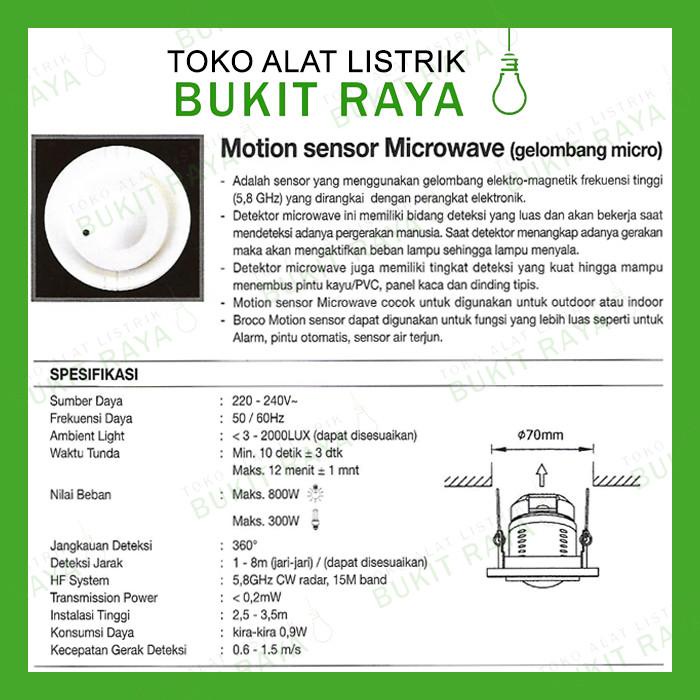 18951 Broco Motion Sensor Microwave