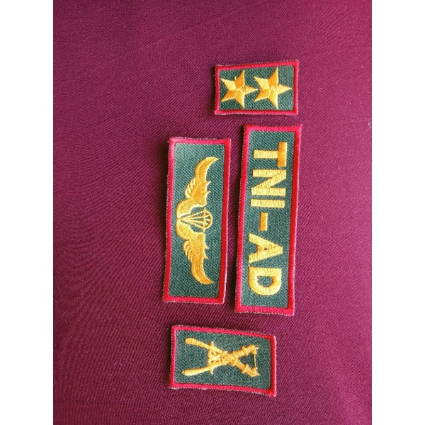 ATRIBUT BORDIR TNI AD ANAK MURAH ANAK