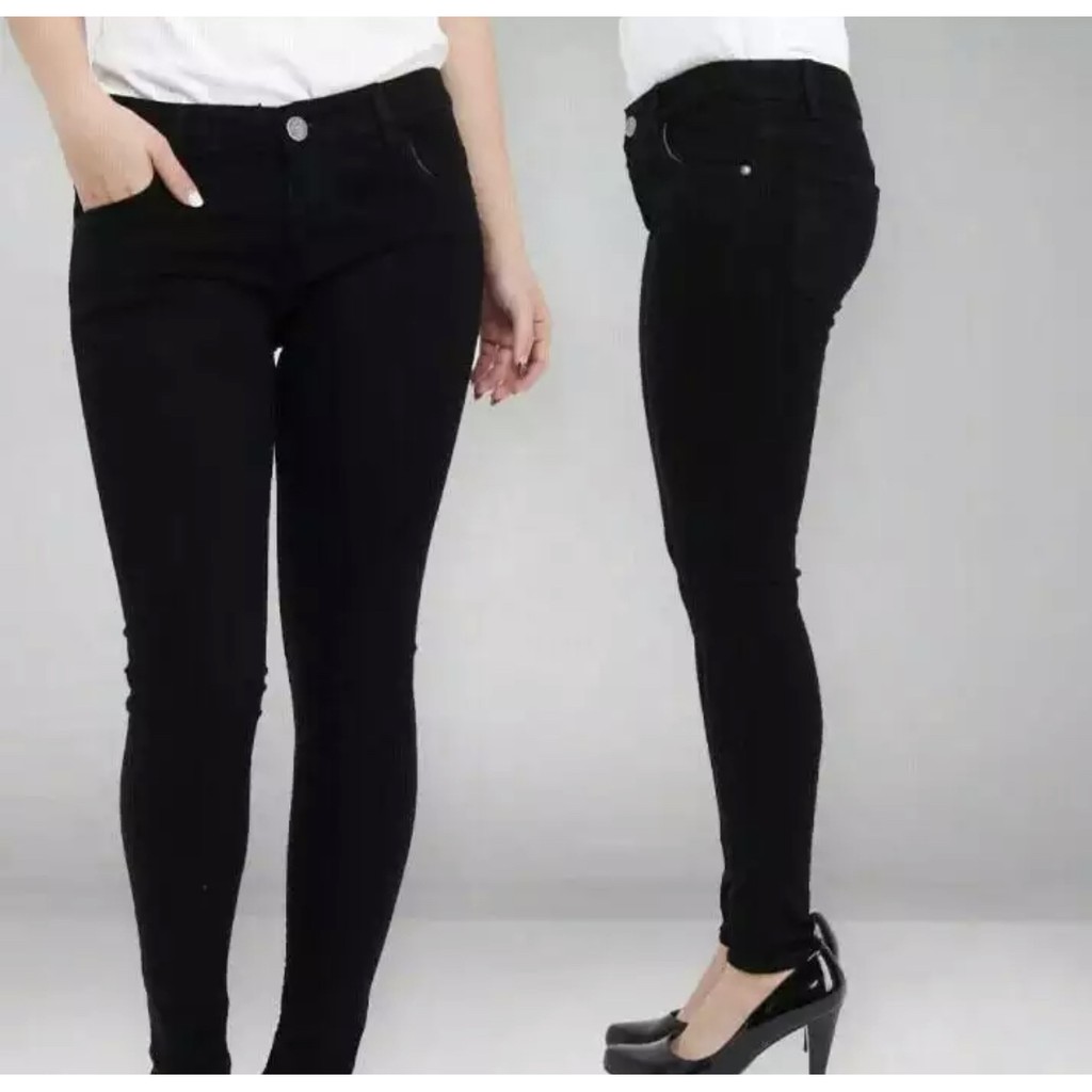 Celana jeans wanita panjang skinny /jeans Prada pensil